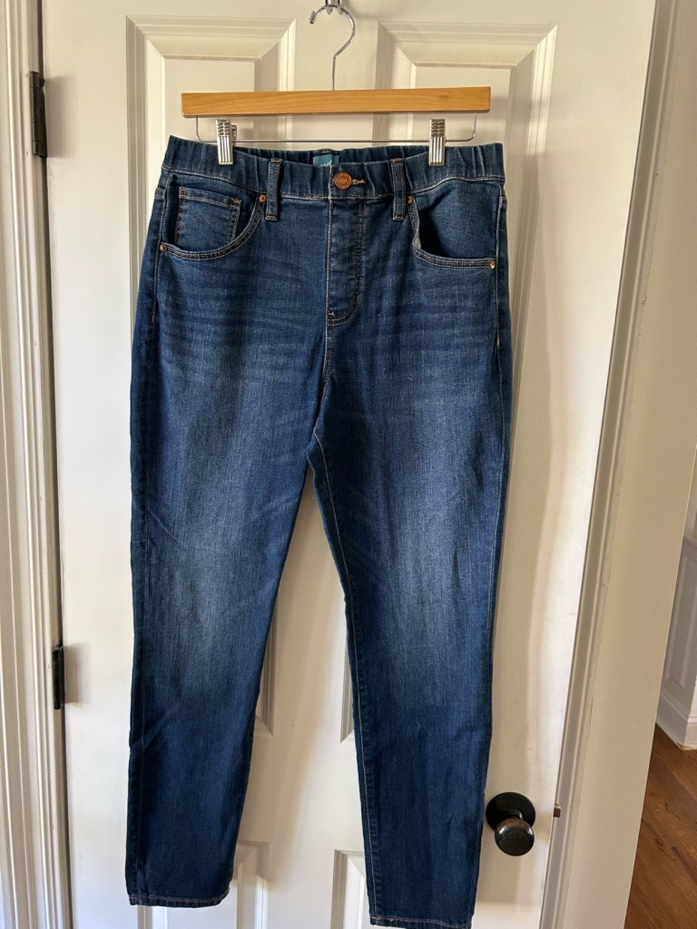 JAG Jeans Size 12 Dark Wash Straight Leg Stretch Denim
